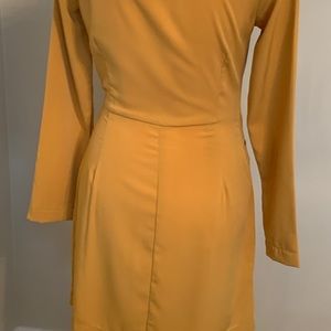 Long sleeve blazer dress